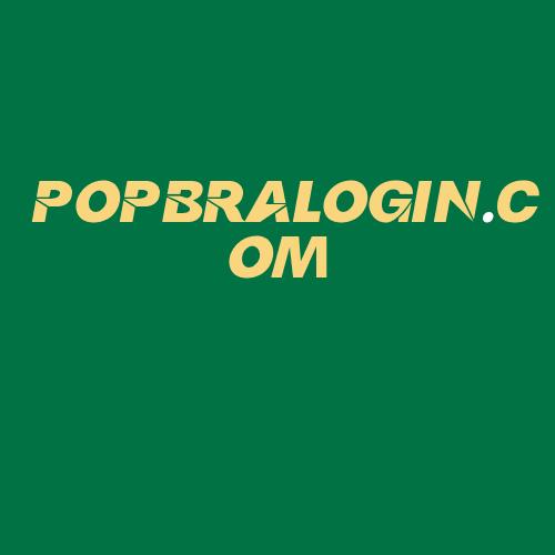 Logo da POPBRALOGIN